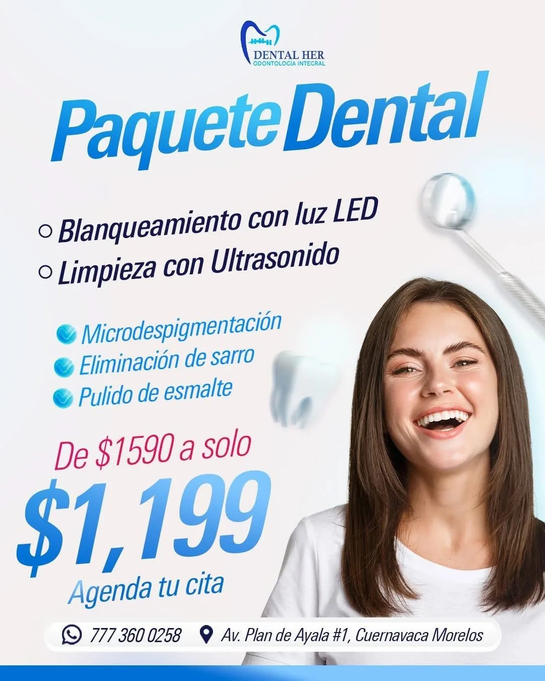 Promoción Paquete Dental Clínica Dental HER